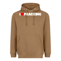 Toasted Coconut I Love Fracking Heavyweight Hoodie - longCreatives