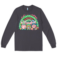 Smoke Easter gnomes rainbow Long Sleeve Tee - OliviaCreatesArt