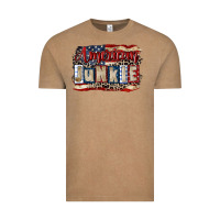 Vintage Coffee American junkie 4th of july Vintage Tee - CowGirlArtShop