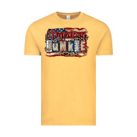 Vintage Mustard American junkie 4th of july Vintage Tee - CowGirlArtShop