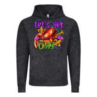 Vintage Black let's get cray with crawfish olivia Vintage Hoodie - OliviaCreatesArt