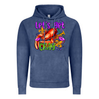 Vintage Denim let's get cray with crawfish olivia Vintage Hoodie - OliviaCreatesArt