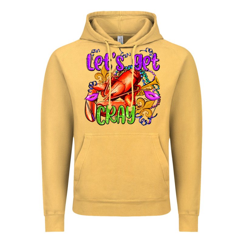 Let's Get Cray With Crawfish Olivia Vintage Hoodie by OliviaCreatesArt | Teevron