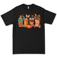Black Kidney Cancer coffee cups orange ribbon Premium Tee - NancyCooperArtShop