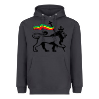 Smoke Rasta Lion of Judah Rastafarian Reggae Lion and Christian Heavyweight Hoodie - longCreatives