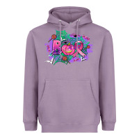 Lavender halloween boo with cancer ribbon Heavyweight Hoodie - AdoDesignShop