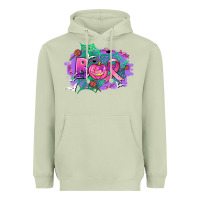 Matcha halloween boo with cancer ribbon Heavyweight Hoodie - AdoDesignShop