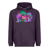 Plum halloween boo with cancer ribbon Heavyweight Hoodie - AdoDesignShop