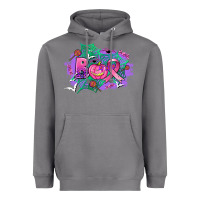 Storm halloween boo with cancer ribbon Heavyweight Hoodie - AdoDesignShop