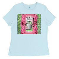 Baby Blue for the love of the game with golf tumbler tbs Ladies Tee - TumblerDesignByShophia