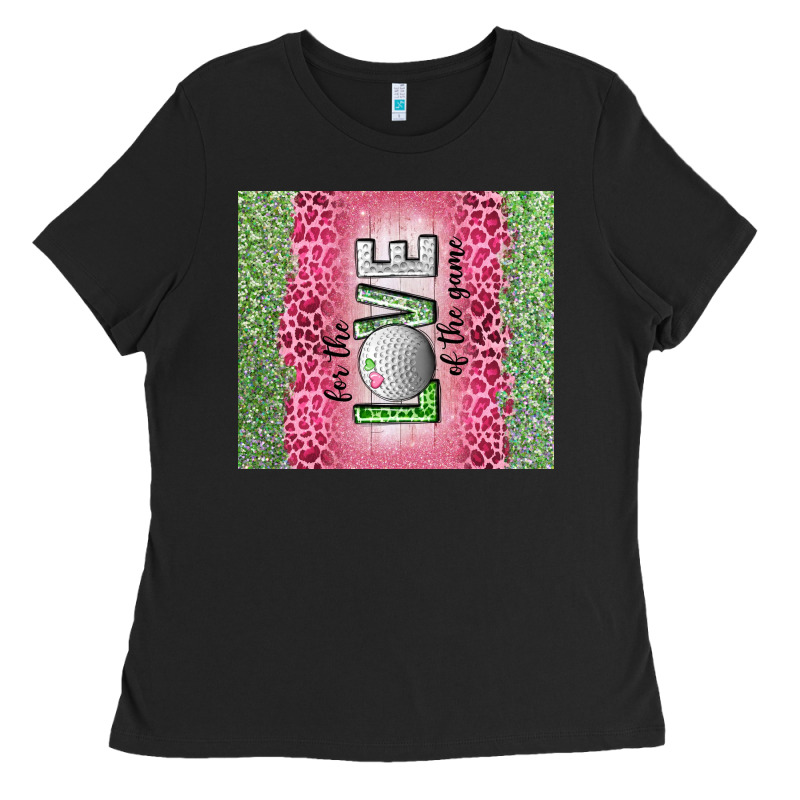For The Love Of The Game With Golf Tumbler Tbs Ladies Tee by TumblerDesignByShophia | Teevron