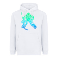 White Ice Hockey Goalie Hockey Player Youth Men Kids Boys Heavyweight Hoodie - longCreatives