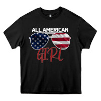 Black All American Girl Heavy Core Tee - Bettercallsaul