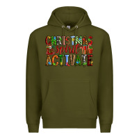Army Green Christmas Spirit Activate Premium Hoodie - RanaPortraitStore