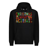 Black Christmas Spirit Activate Premium Hoodie - RanaPortraitStore