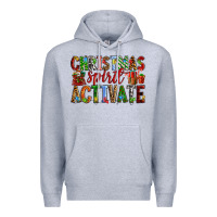 Heather Grey Christmas Spirit Activate Premium Hoodie - RanaPortraitStore