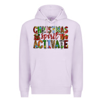 Lilac Christmas Spirit Activate Premium Hoodie - RanaPortraitStore