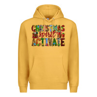 Mustard Christmas Spirit Activate Premium Hoodie - RanaPortraitStore