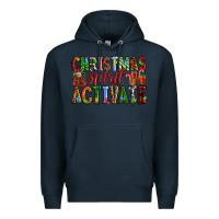 Navy Christmas Spirit Activate Premium Hoodie - RanaPortraitStore