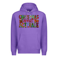 Purple Christmas Spirit Activate Premium Hoodie - RanaPortraitStore