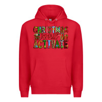Red Christmas Spirit Activate Premium Hoodie - RanaPortraitStore