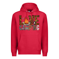 Cardinal Love Camping Premium Hoodie - CowhideDigitalArt