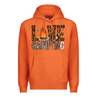 Carrot Love Camping Premium Hoodie - CowhideDigitalArt