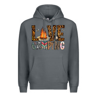 Rock Love Camping Premium Hoodie - CowhideDigitalArt