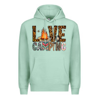 Seafoam Love Camping Premium Hoodie - CowhideDigitalArt
