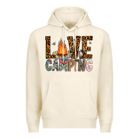 Tofu Love Camping Premium Hoodie - CowhideDigitalArt