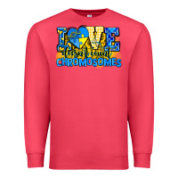 Cardinal love doesn't count chromosomes Premium Sweatshirt - AdoDesignShop