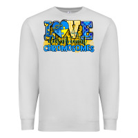Dove Grey love doesn't count chromosomes Premium Sweatshirt - AdoDesignShop