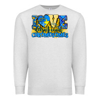 Oatmeal Heather love doesn't count chromosomes Premium Sweatshirt - AdoDesignShop