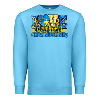 Ocean Blue love doesn't count chromosomes Premium Sweatshirt - AdoDesignShop