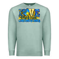 Seafoam love doesn't count chromosomes Premium Sweatshirt - AdoDesignShop