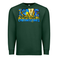 Sports Green love doesn't count chromosomes Premium Sweatshirt - AdoDesignShop