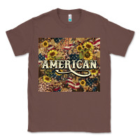 Chestnut American tumbler 4th of july Classic Tee - HowdyJamesFarm