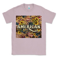 Lilac American tumbler 4th of july Classic Tee - HowdyJamesFarm
