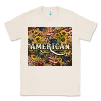 Natural American tumbler 4th of july Classic Tee - HowdyJamesFarm