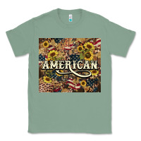 Sage American tumbler 4th of july Classic Tee - HowdyJamesFarm