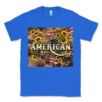 True Royal American tumbler 4th of july Classic Tee - HowdyJamesFarm