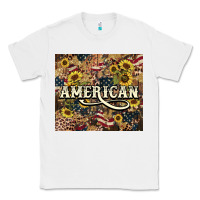 White American tumbler 4th of july Classic Tee - HowdyJamesFarm