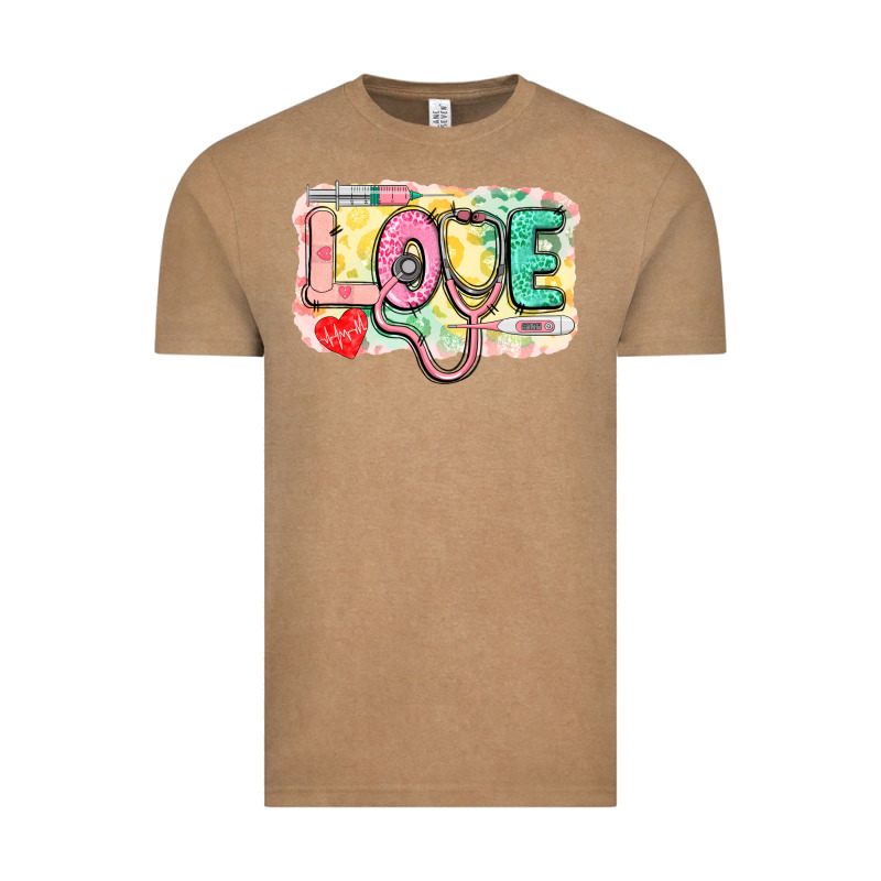 Love Nursing Leopard Vintage Tee by CowGirlArtShop | Teevron
