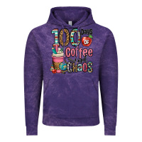 Cloud Purple hundred days of coffee and chaos Vintage Hoodie - OliviaCreatesArt