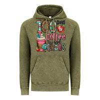 Vintage Olive hundred days of coffee and chaos Vintage Hoodie - OliviaCreatesArt