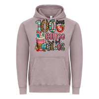 Vintage Zinc hundred days of coffee and chaos Vintage Hoodie - OliviaCreatesArt