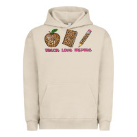 Pigment French Oak teach love inspire leopard Urban Hoodie - AdoDesignShop