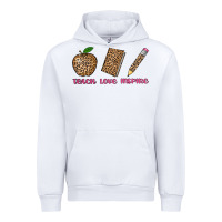White teach love inspire leopard Urban Hoodie - AdoDesignShop