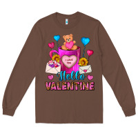Chestnut hello valentine valentines day coffee mug Long Sleeve Tee - FaDigitalArtStudio