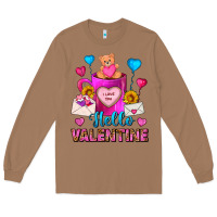 Toasted Coconut hello valentine valentines day coffee mug Long Sleeve Tee - FaDigitalArtStudio